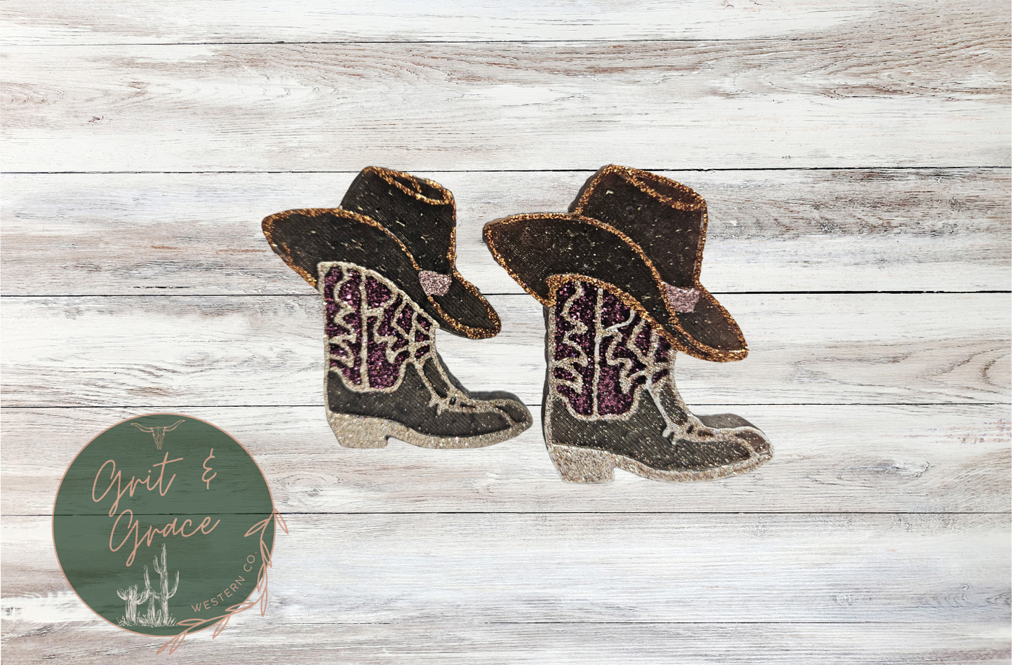 Cowgirl Boot Vent Clips