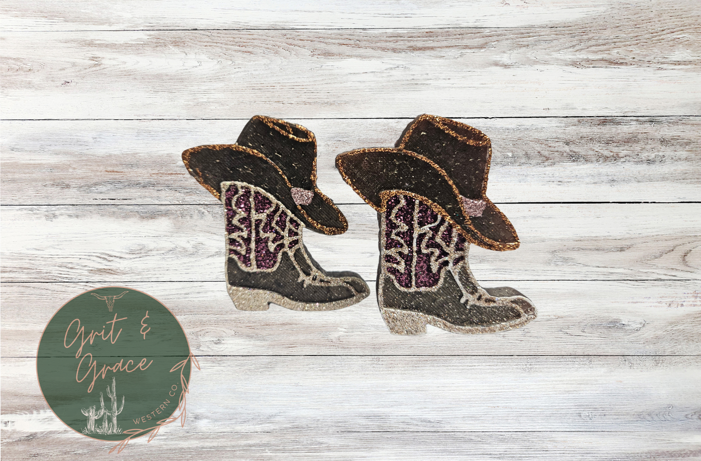 Cowgirl Boot Vent Clips