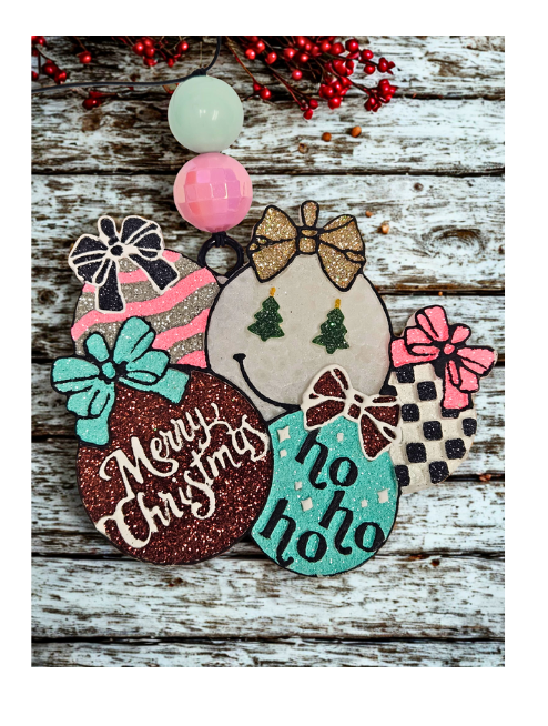 Merry & Bright Christmas Ornaments