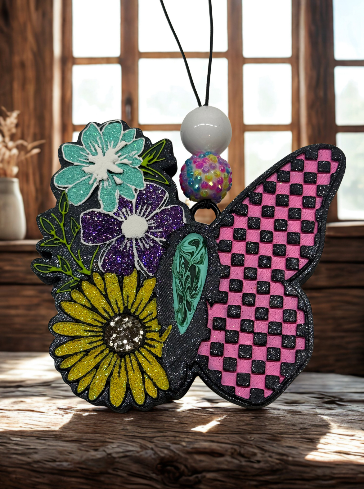 Checkered Flutter- Butterfly Freshie