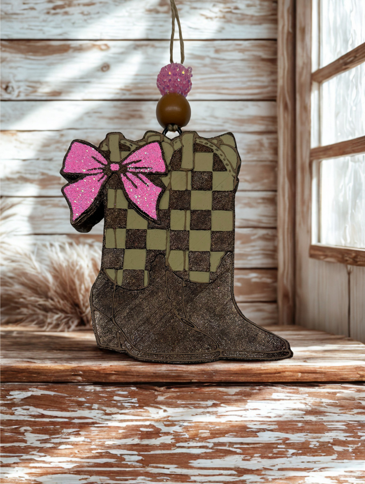 Checkered Boots Freshie