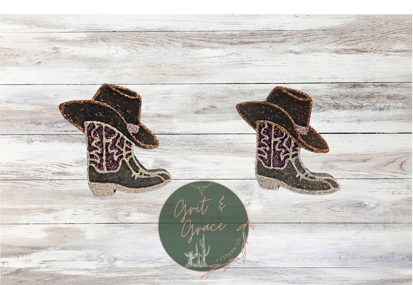 Cowgirl Boot Vent Clips