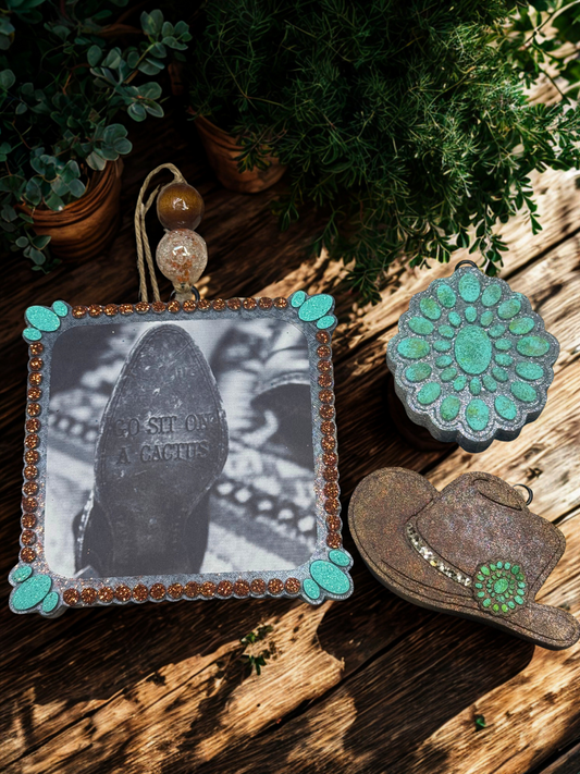 Go Sit on a Cactus Freshie Set