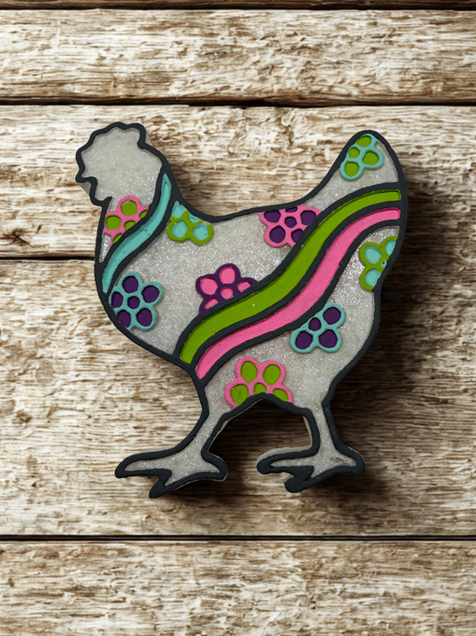 Groovy Chicken Freshie