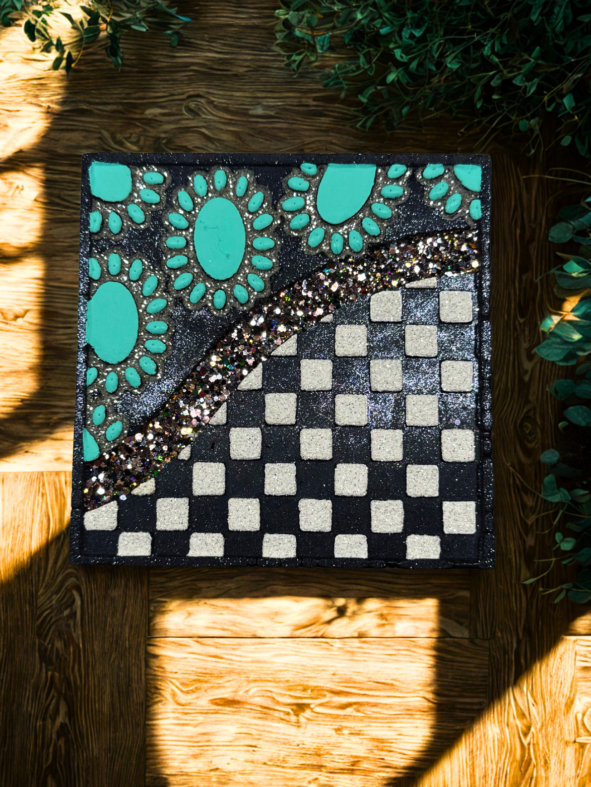Checkered Concho Chic