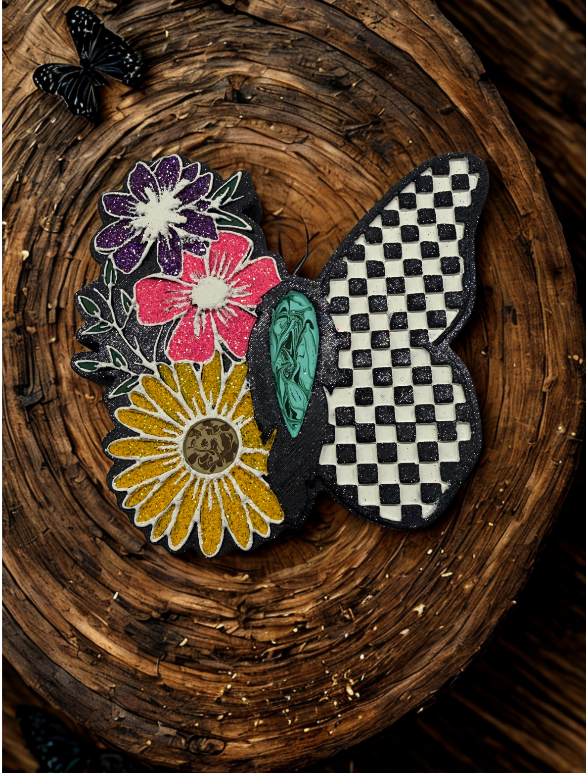 Checkered Flutter- Butterfly Freshie