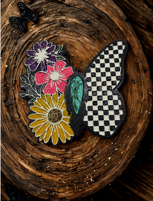 Checkered Flutter- Butterfly Freshie