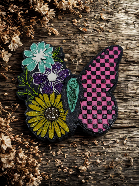Checkered Flutter- Butterfly Freshie