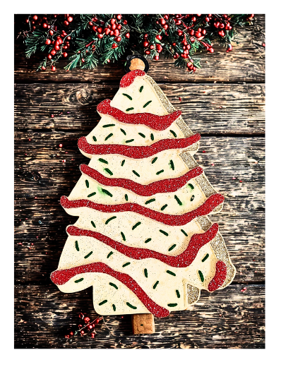 Christmas Tree Cake Freshie